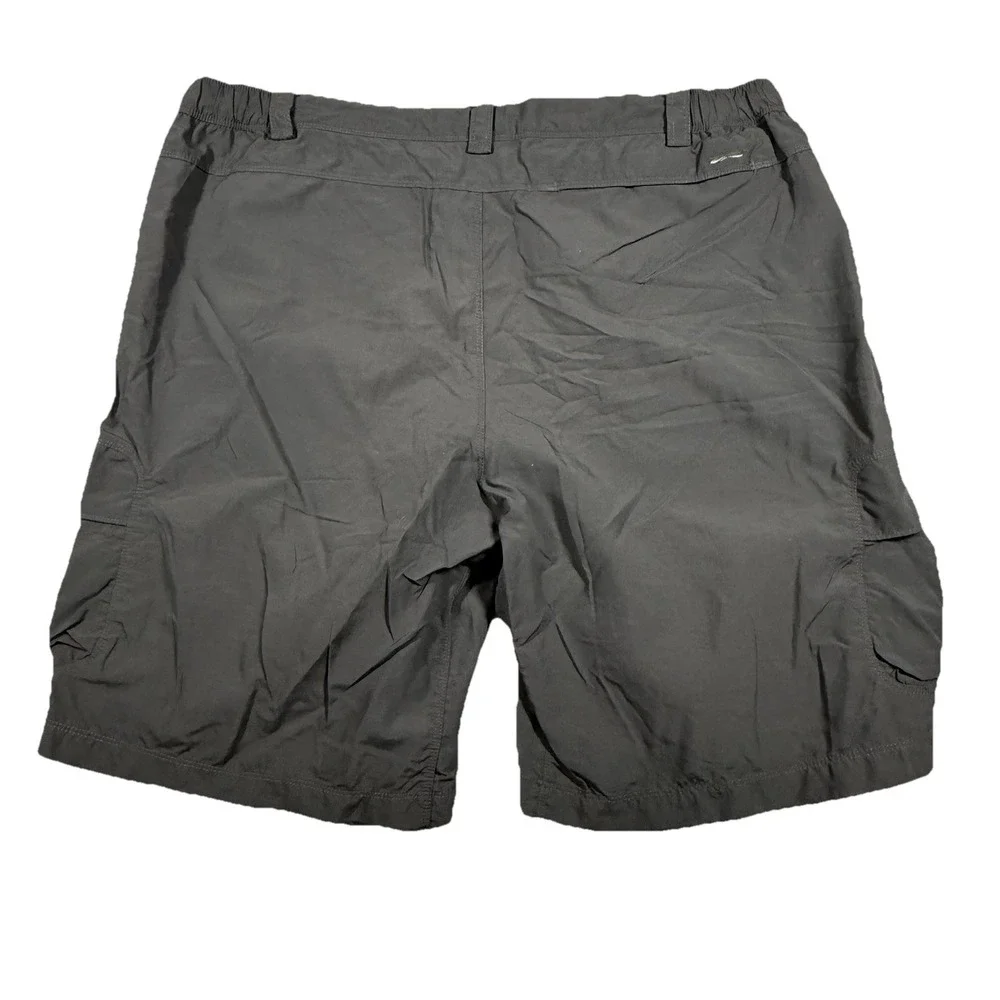 THE NORTH FACE‎ MENS GRAY RIPSTOP NYLON CARGO SHORTS  HIKING OUTDOOR CAMP 36
